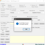No All Pattern Found！File Already Patched？